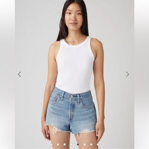 Levi's 501 Original Fit High Rise Jean Shorts